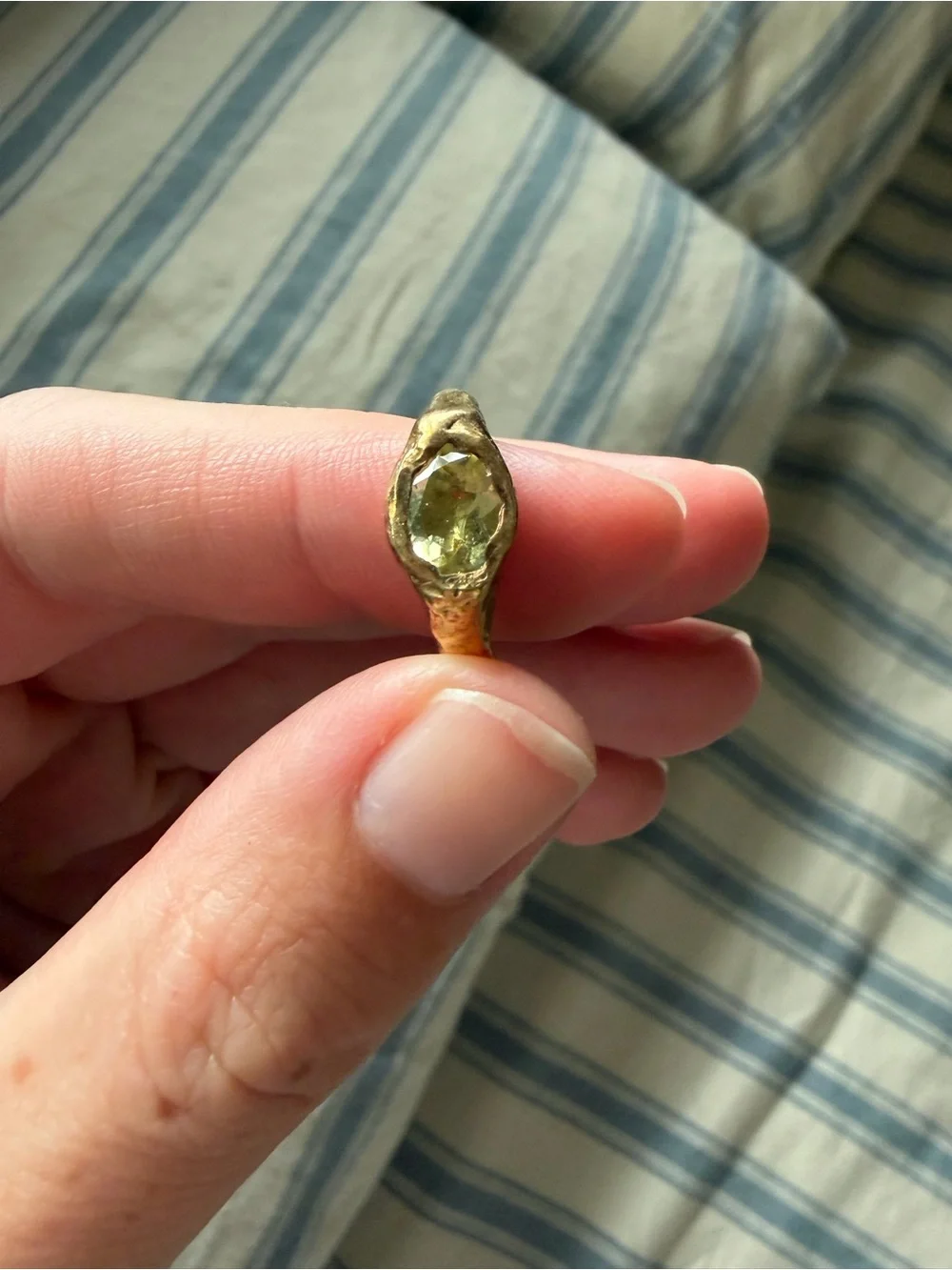 Simuero Faro Es Vedrà Gold Plated Ring